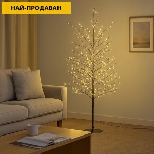 Светещо LED дърво 170см в естествено кафяво  - 784 LED (TILIA)