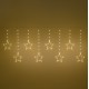 LED висулки Icicle със звезди – 175см, магическа празнична визия