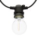 Парти LED гирлянд 5m с 10 крушки – с възможност удължаване