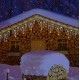 LED висулки Icicle – 3 м, студена бяла светлина за модерен ефект