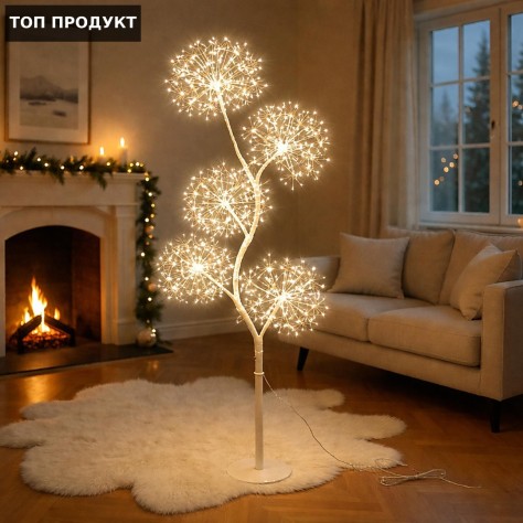 Светещо LED дърво 170см – 1800 LED (RICH) • с блясък