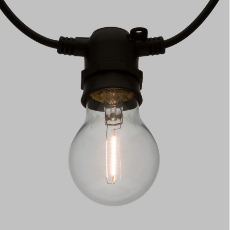 Парти LED гирлянд 5m с 10 крушки – с възможност удължаване