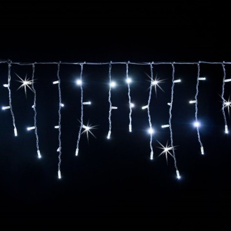 LED висулки Icicle – 3 м, студена бяла светлина за модерен ефект LED висулки Icicle – 3 м, студена бяла светлина за модерен ефект